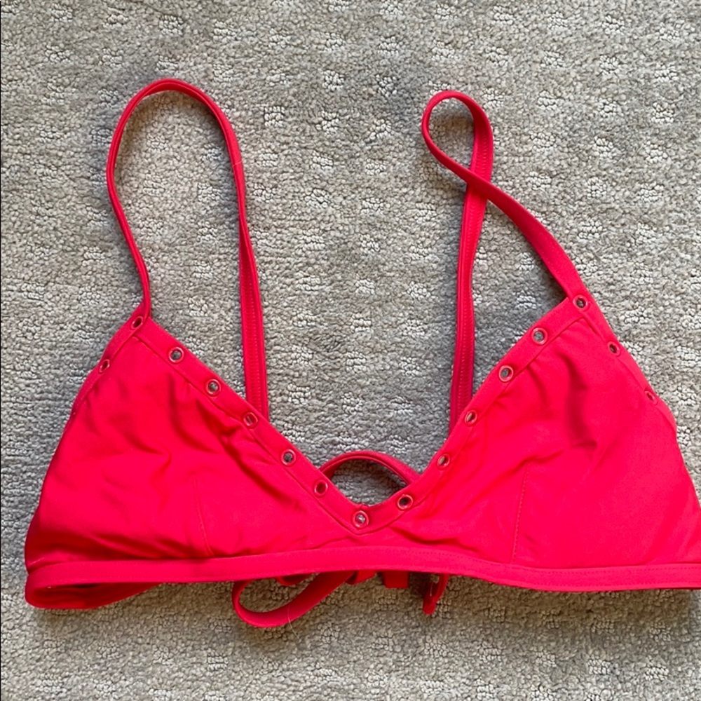 NWOT J. Crew red bikini top